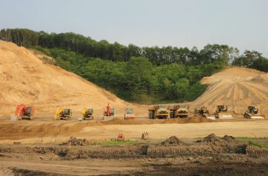 平田村統合中学校敷地造成工事